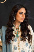Alkaram | Spring Summer Festive 24 | Embroidered Dobby Cream by Alkaram - Designer Dress - Type: Ladies Clothes - Available at Libayah - 100% Original
