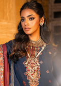 Alkaram | Spring Summer Festive 24 | Embroidered Jacquard Navy Blue by Alkaram - Designer Dress - Type: Ladies Clothes - Available at Libayah - 100% Original