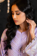 Alkaram | Spring Summer Festive 24 | Embroidered Two Way Slub Lavender by Alkaram - Designer Dress - Type: Ladies Clothes - Available at Libayah - 100% Original
