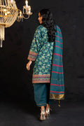 Alkaram | Spring Summer Festive 24 | Embroidered Two Way Slub Teal by Alkaram - Designer Dress - Type: Ladies Clothes - Available at Libayah - 100% Original