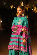 Alkaram | Spring Summer Festive 24 | Embroidered Yarn Dyed Teal by Alkaram - Designer Dress - Type: Ladies Clothes - Available at Libayah - 100% Original