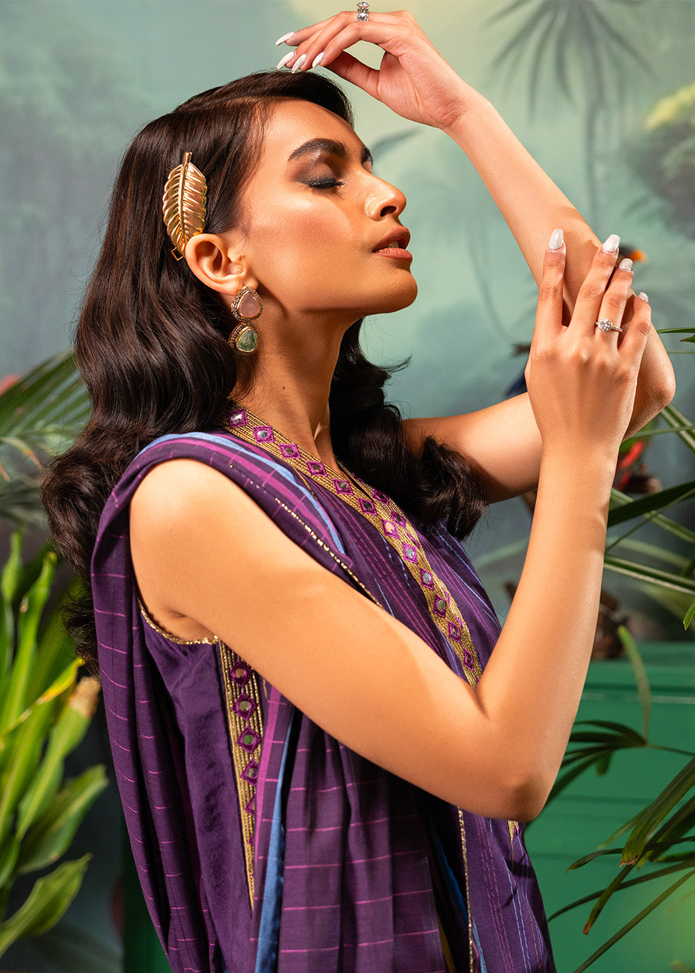 Alkaram | Luxury Lawn 24 | EC-18-24 by Alkaram - Designer Dress - Type: Ladies Clothes - Available at Libayah - 100% Original