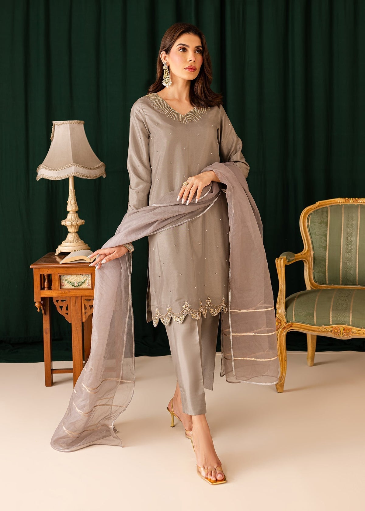 Allure | Maya Formals | SANAZ by Allure - Designer Dress - Type: Ladies Clothes - Available at Libayah - 100% Original