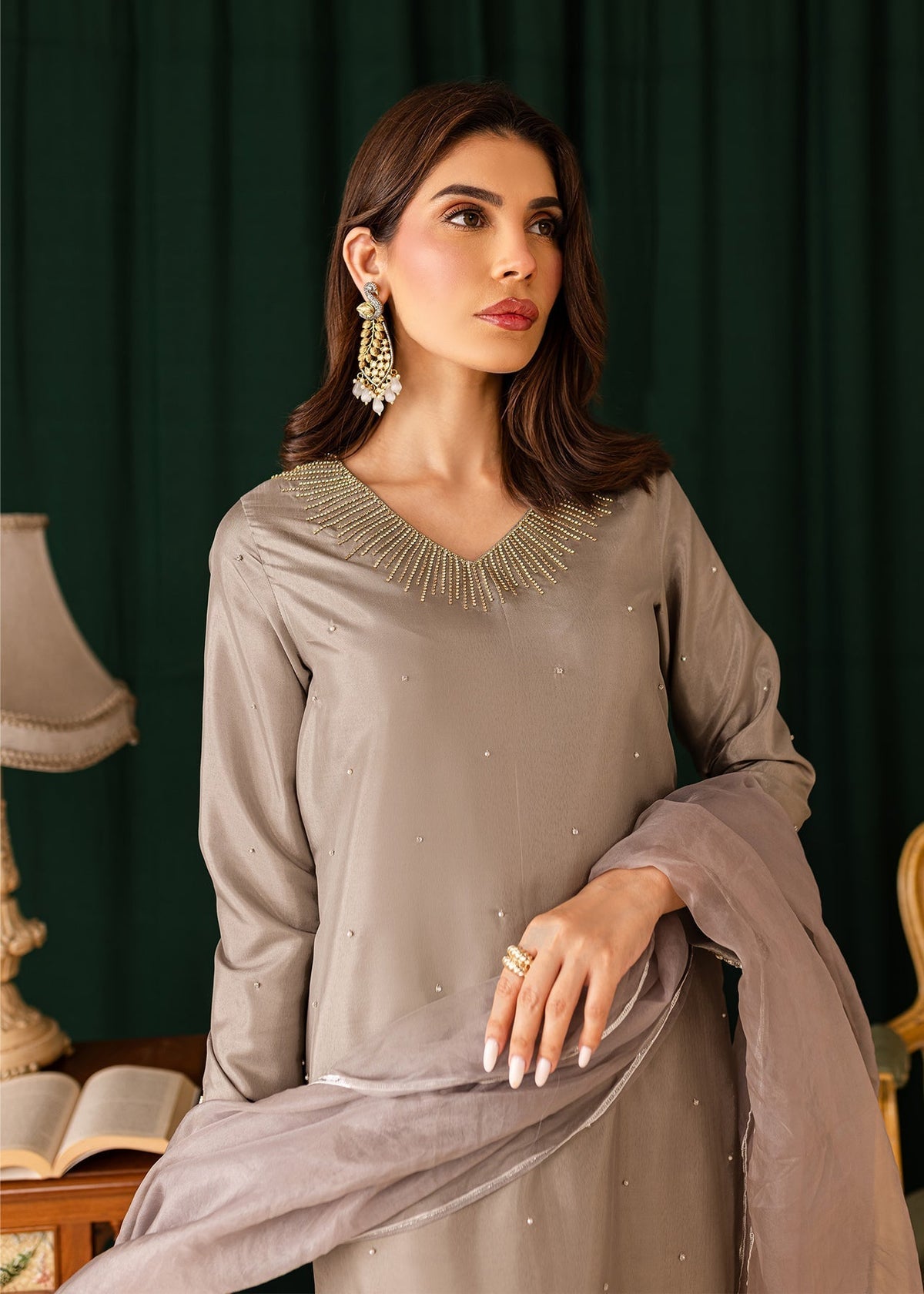 Allure | Maya Formals | SANAZ by Allure - Designer Dress - Type: Ladies Clothes - Available at Libayah - 100% Original