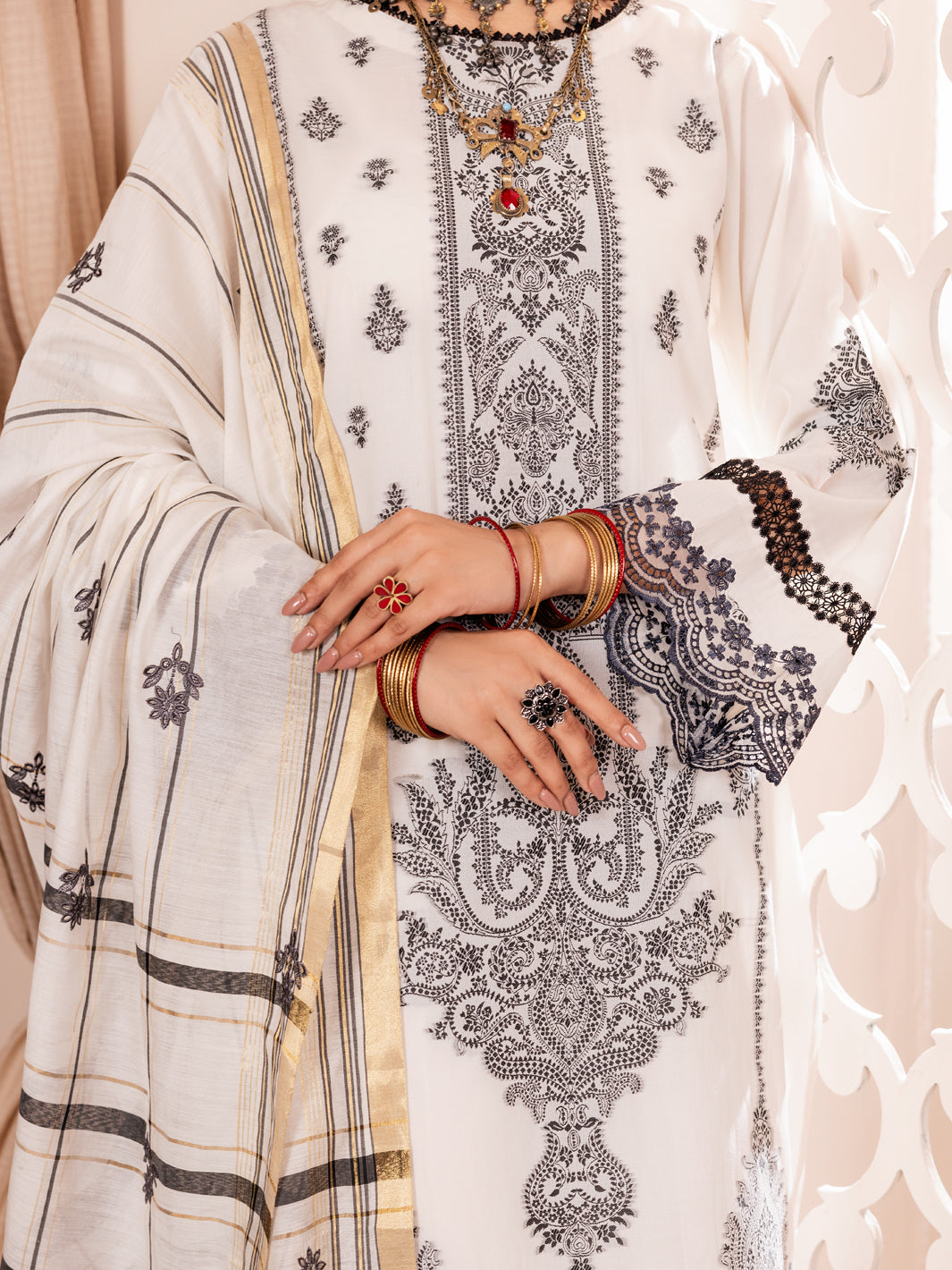 Almirah | Luxury Edit | ALP-3PS-1906 by Almirah - Designer Dress - Type: Luxury - Available at Libayah - 100% Original