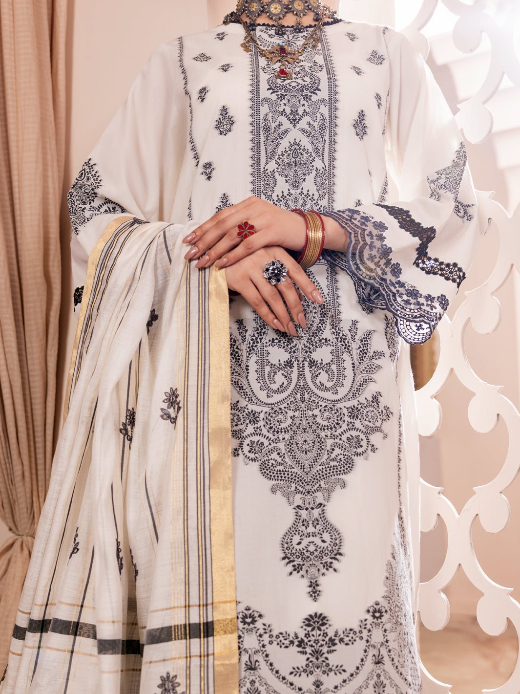 Almirah | Luxury Edit | ALP-3PS-1906 by Almirah - Designer Dress - Type: Luxury - Available at Libayah - 100% Original