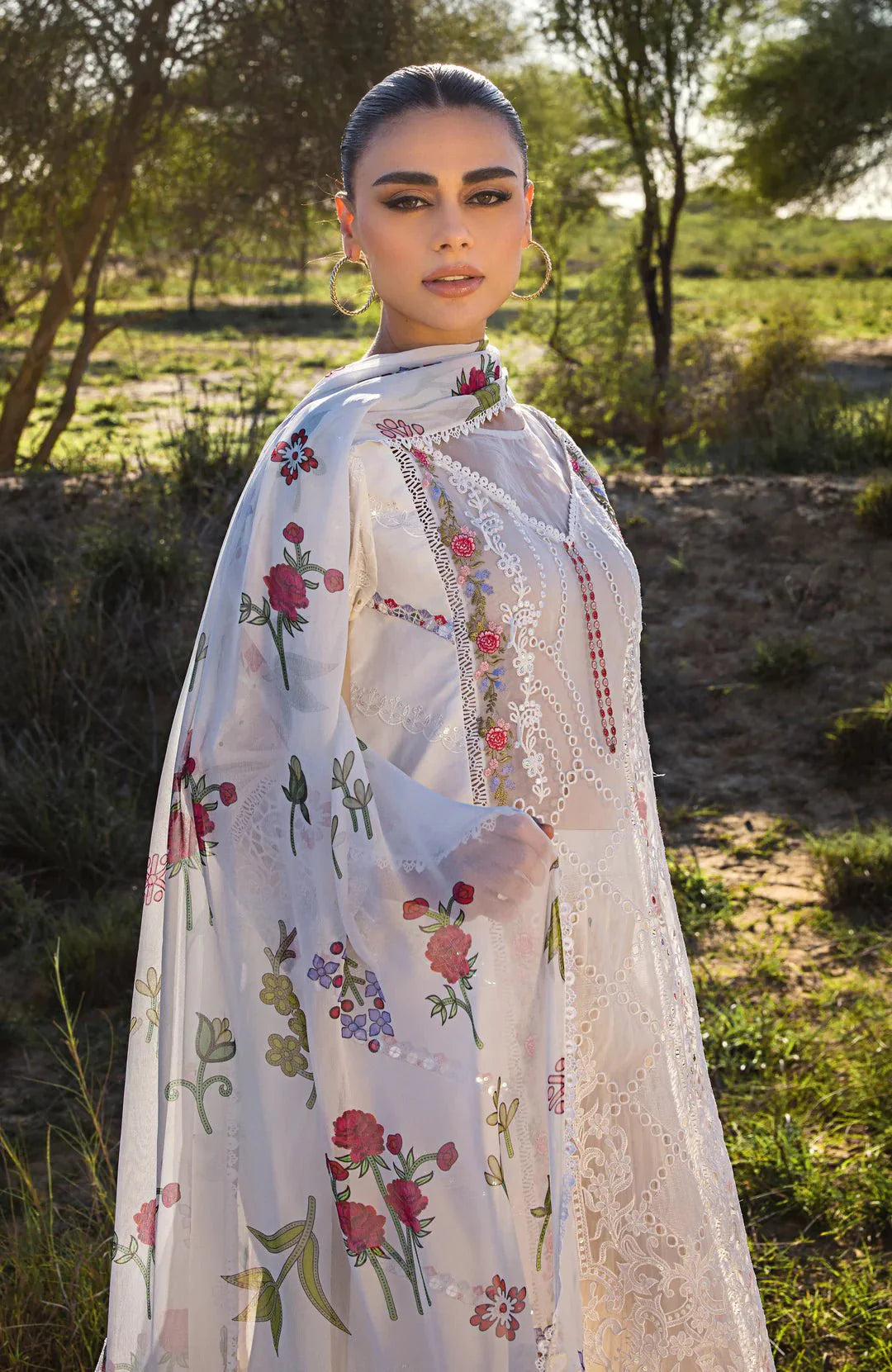 Alzohaib | Mahiymaan Luxury Lawn | MLL- Pristine Flair by Alzohaib - Designer Dress - Type: Ladies Clothes - Available at Libayah - 100% Original