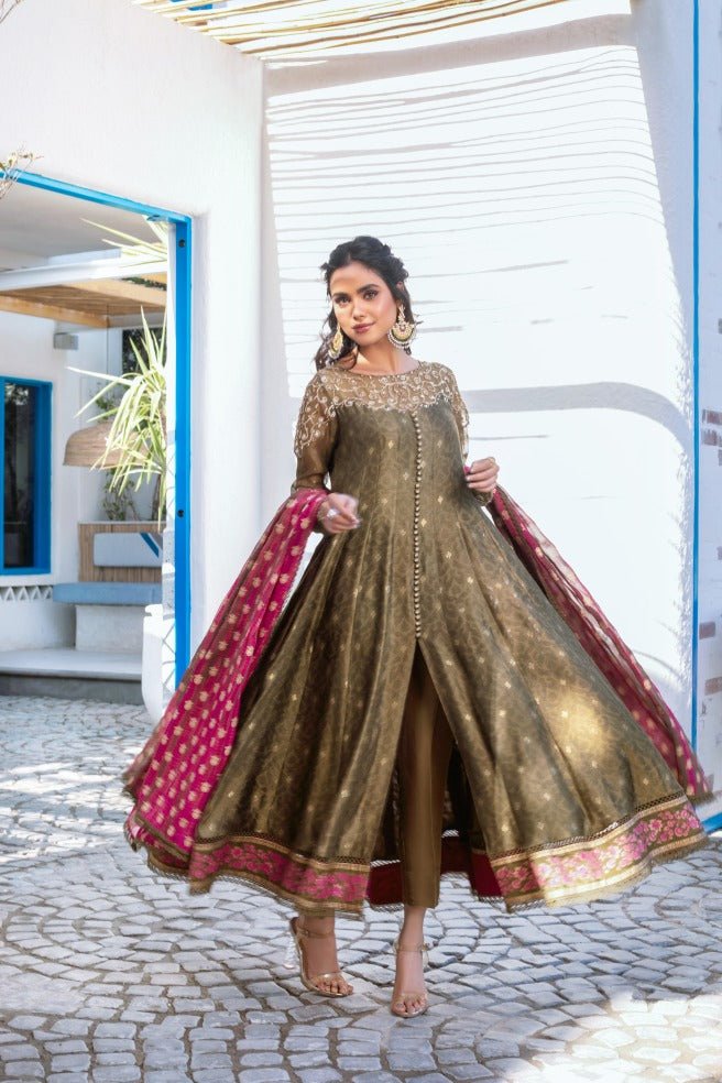 Anam Akhlaq | Festive Collection | D-11 by Anam Akhlaq - Designer Dress - Type: Ladies Clothes - Available at Libayah - 100% Original