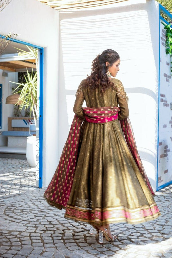 Anam Akhlaq | Festive Collection | D-11 by Anam Akhlaq - Designer Dress - Type: Ladies Clothes - Available at Libayah - 100% Original