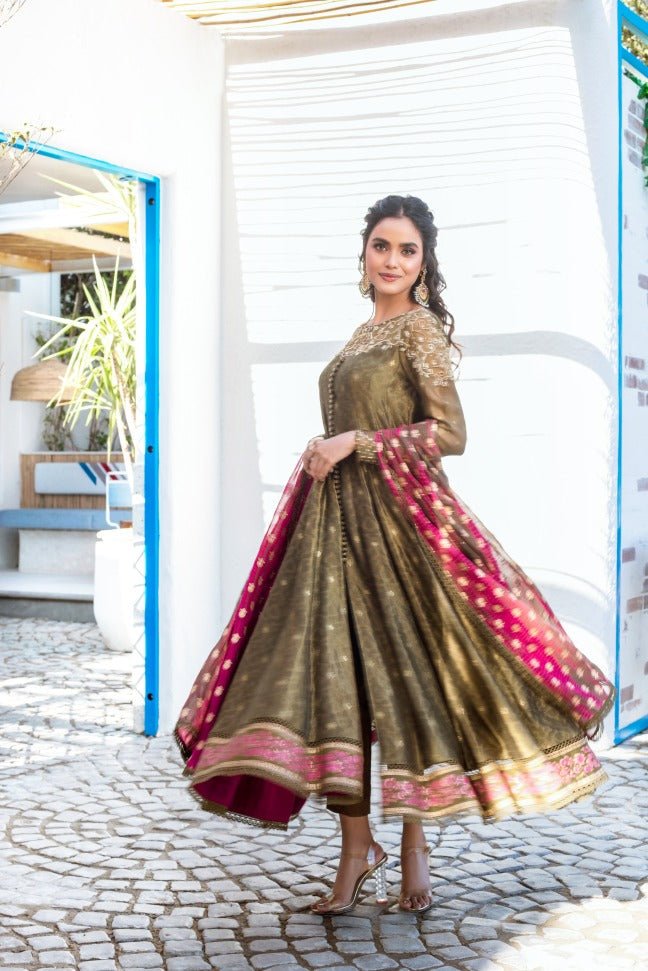 Anam Akhlaq | Festive Collection | D-11 by Anam Akhlaq - Designer Dress - Type: Ladies Clothes - Available at Libayah - 100% Original