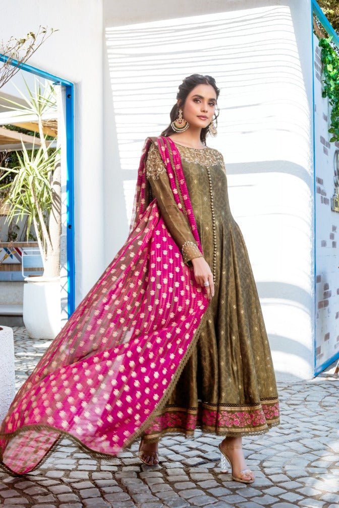 Anam Akhlaq | Festive Collection | D-11 by Anam Akhlaq - Designer Dress - Type: Ladies Clothes - Available at Libayah - 100% Original
