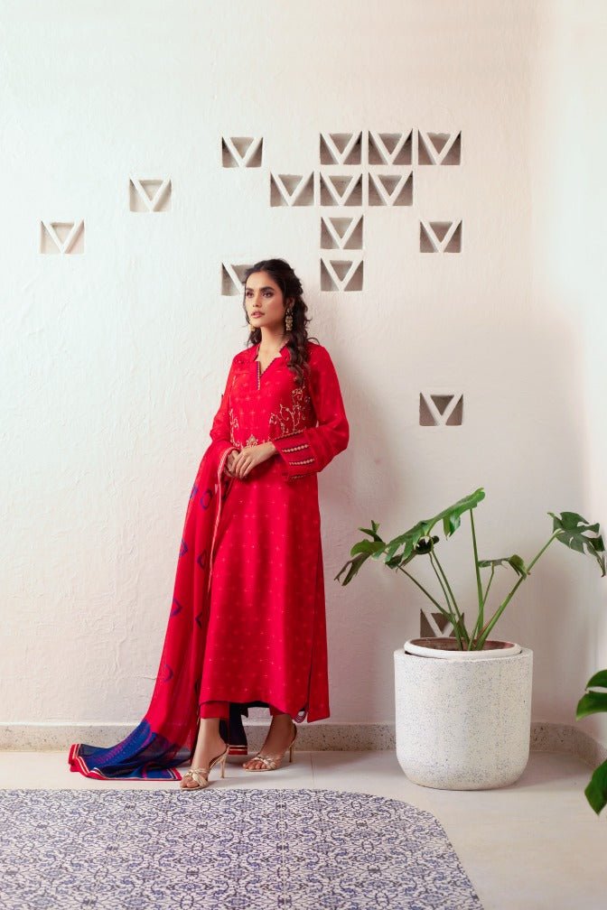 Anam Akhlaq | Festive Collection | D-13 by Anam Akhlaq - Designer Dress - Type: Ladies Clothes - Available at Libayah - 100% Original