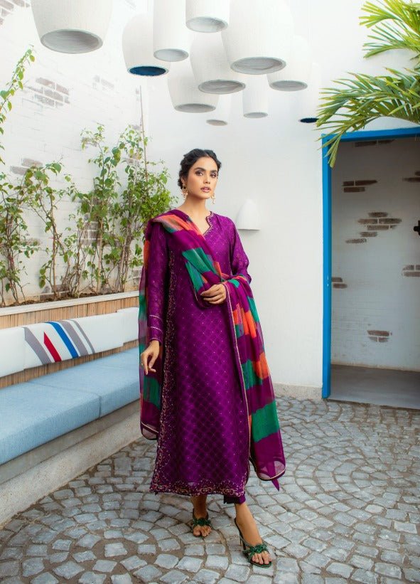 Anam Akhlaq | Festive Collection | D-14 by Anam Akhlaq - Designer Dress - Type: Ladies Clothes - Available at Libayah - 100% Original