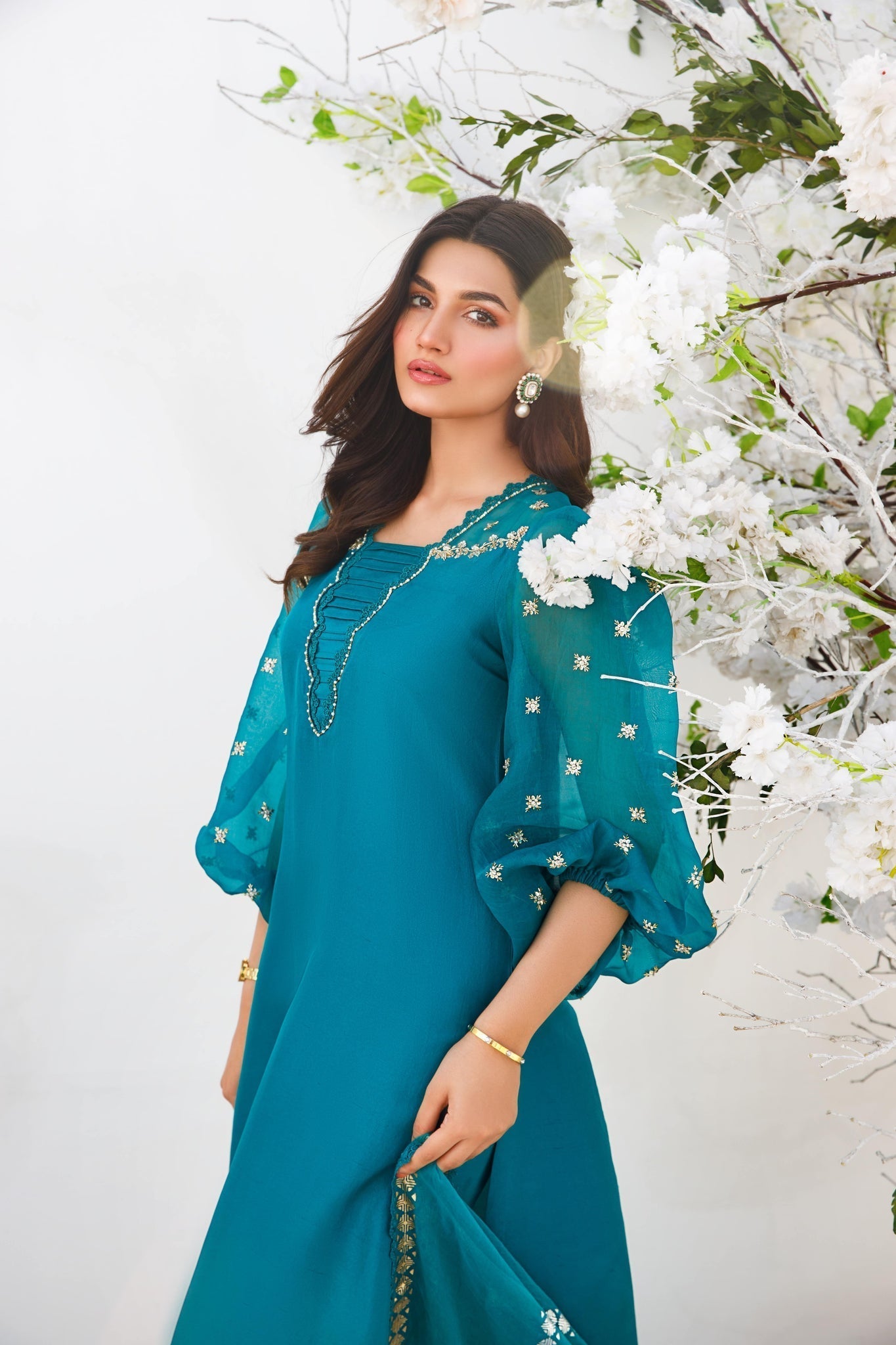 Anam Akhlaq | Festive Collection | D-15 by Anam Akhlaq - Designer Dress - Type: Ladies Clothes - Available at Libayah - 100% Original