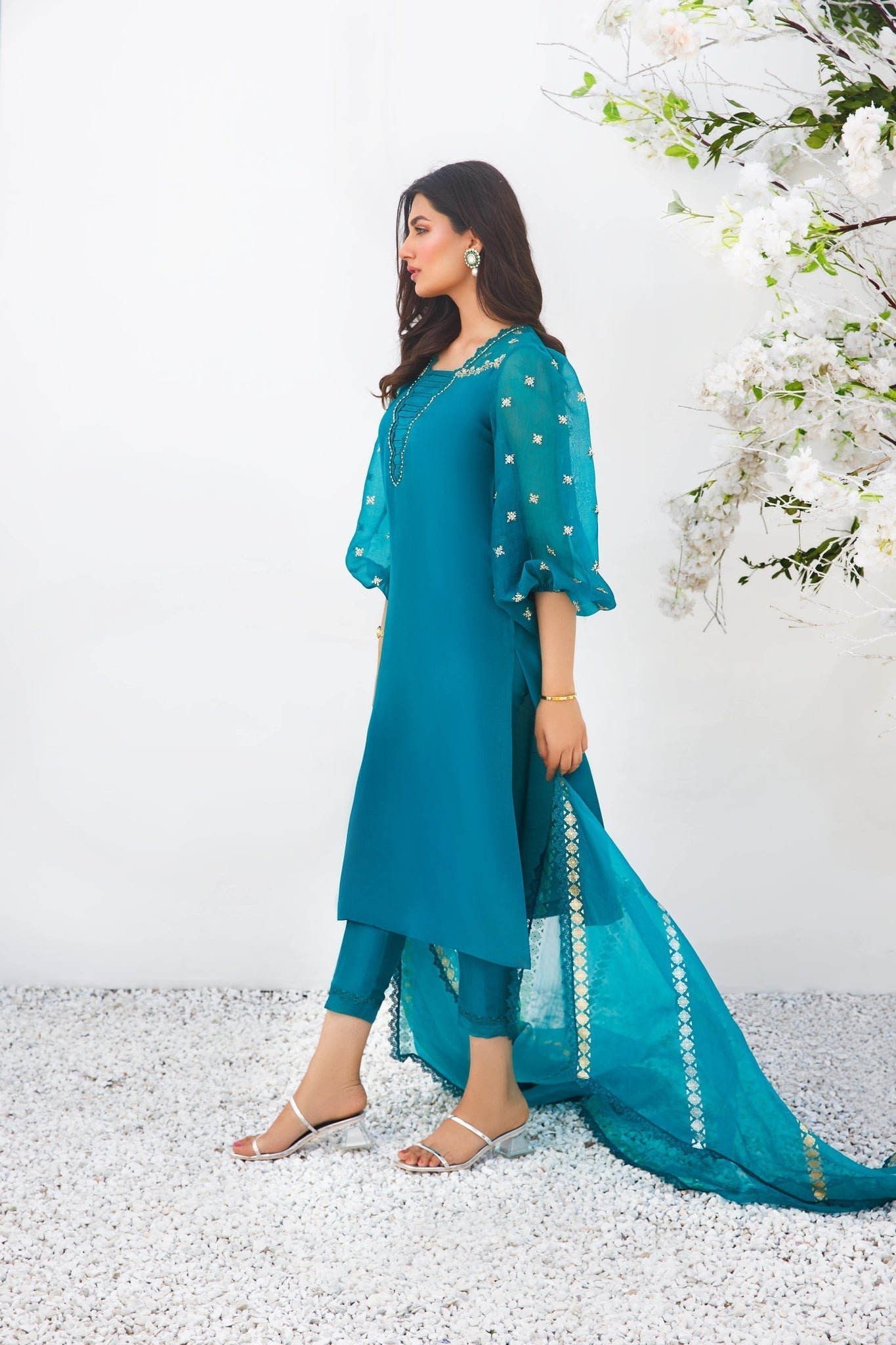 Anam Akhlaq | Festive Collection | D-15 by Anam Akhlaq - Designer Dress - Type: Ladies Clothes - Available at Libayah - 100% Original