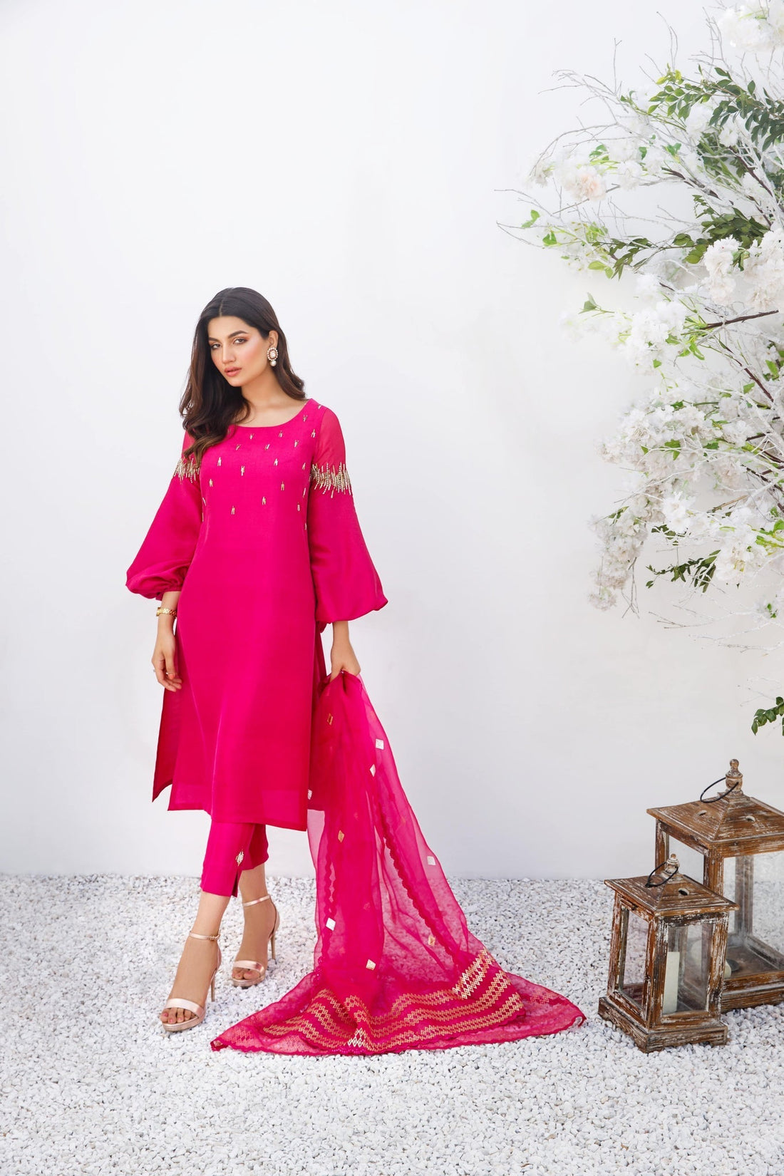 Anam Akhlaq | Festive Collection | D-16 by Anam Akhlaq - Designer Dress - Type: Ladies Clothes - Available at Libayah - 100% Original