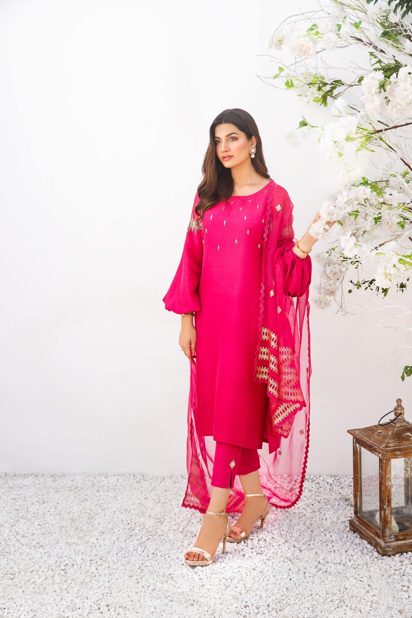 Anam Akhlaq | Festive Collection | D-16 by Anam Akhlaq - Designer Dress - Type: Ladies Clothes - Available at Libayah - 100% Original