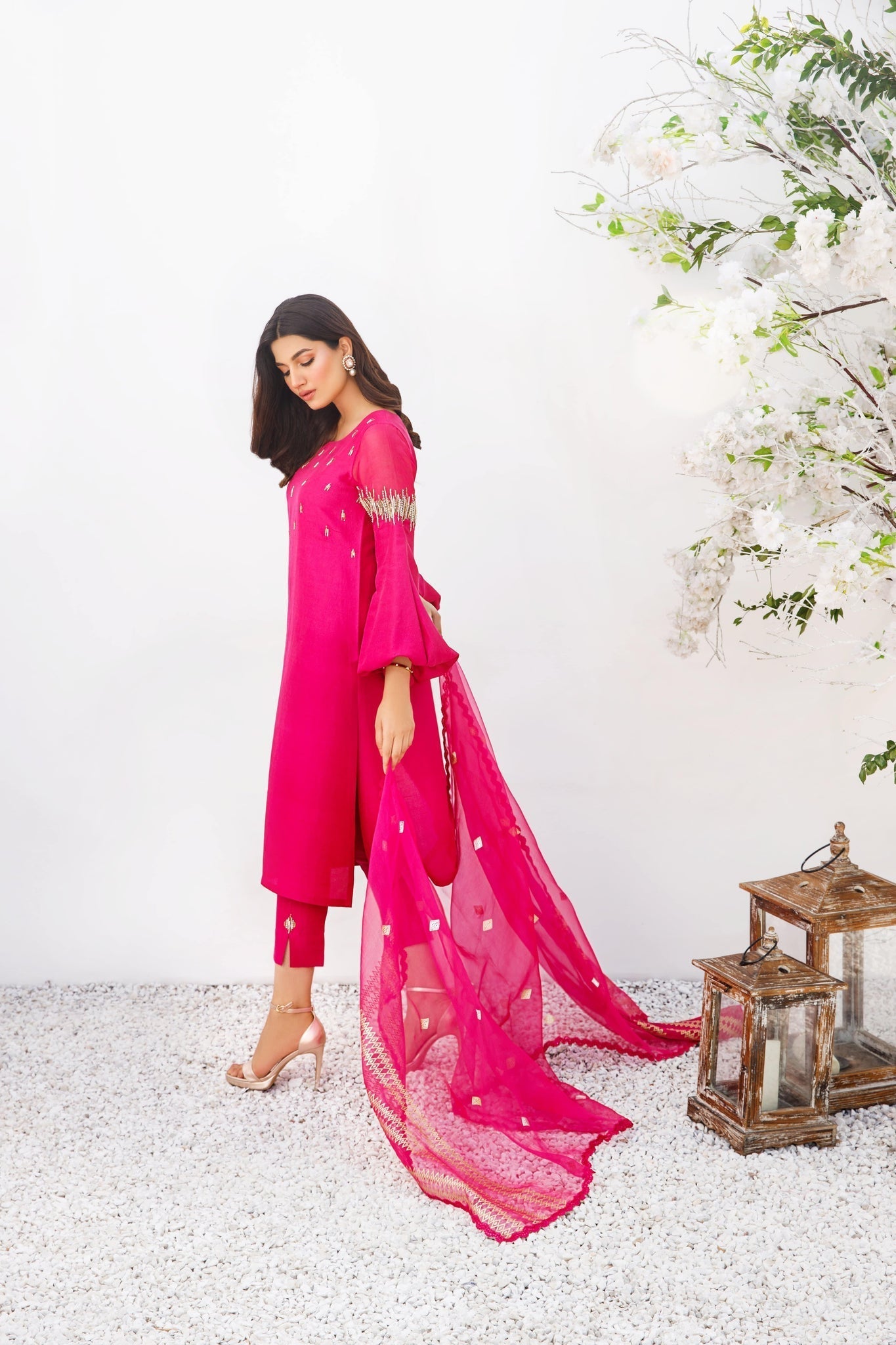 Anam Akhlaq | Festive Collection | D-16 by Anam Akhlaq - Designer Dress - Type: Ladies Clothes - Available at Libayah - 100% Original