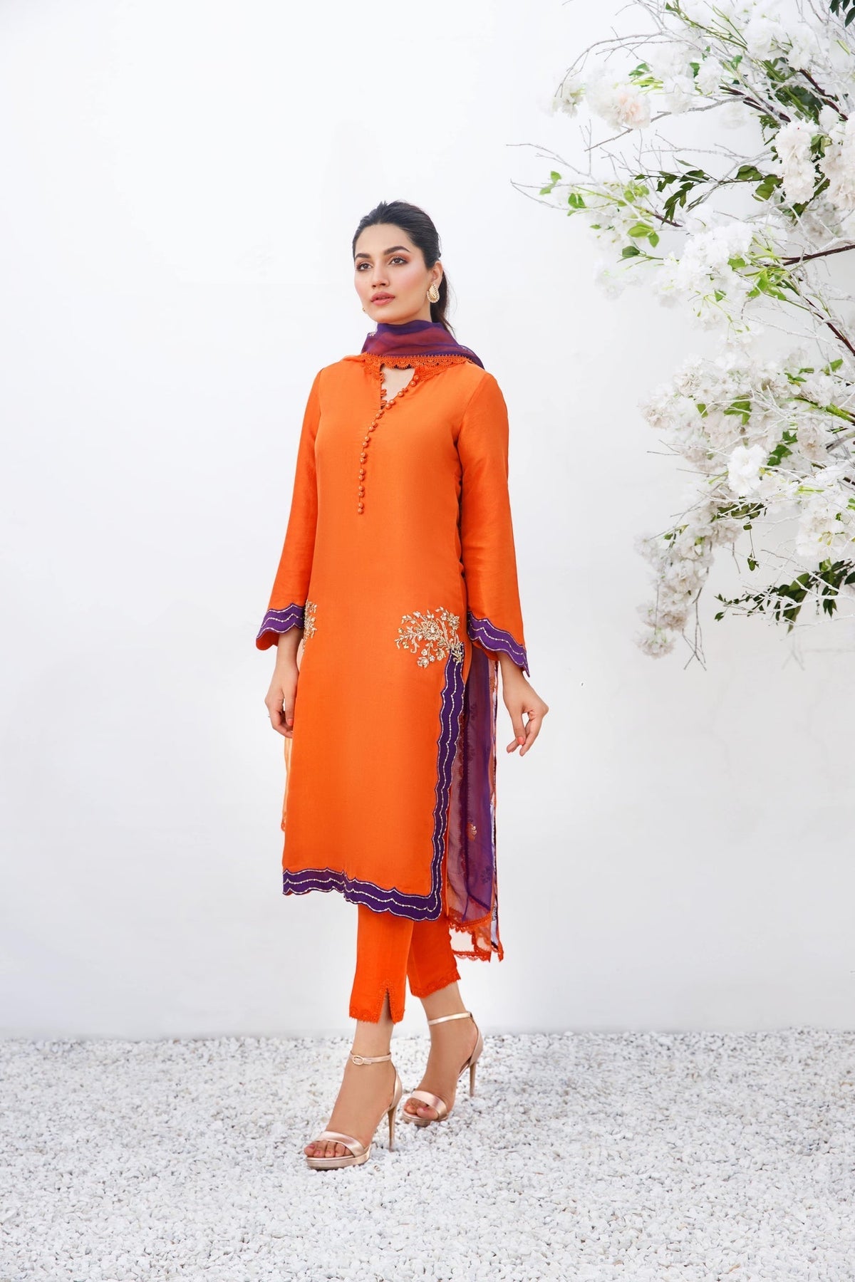 Anam Akhlaq | Festive Collection | D-19 by Anam Akhlaq - Designer Dress - Type: Ladies Clothes - Available at Libayah - 100% Original