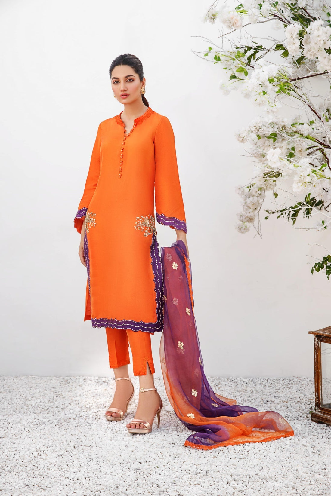 Anam Akhlaq | Festive Collection | D-19 by Anam Akhlaq - Designer Dress - Type: Ladies Clothes - Available at Libayah - 100% Original