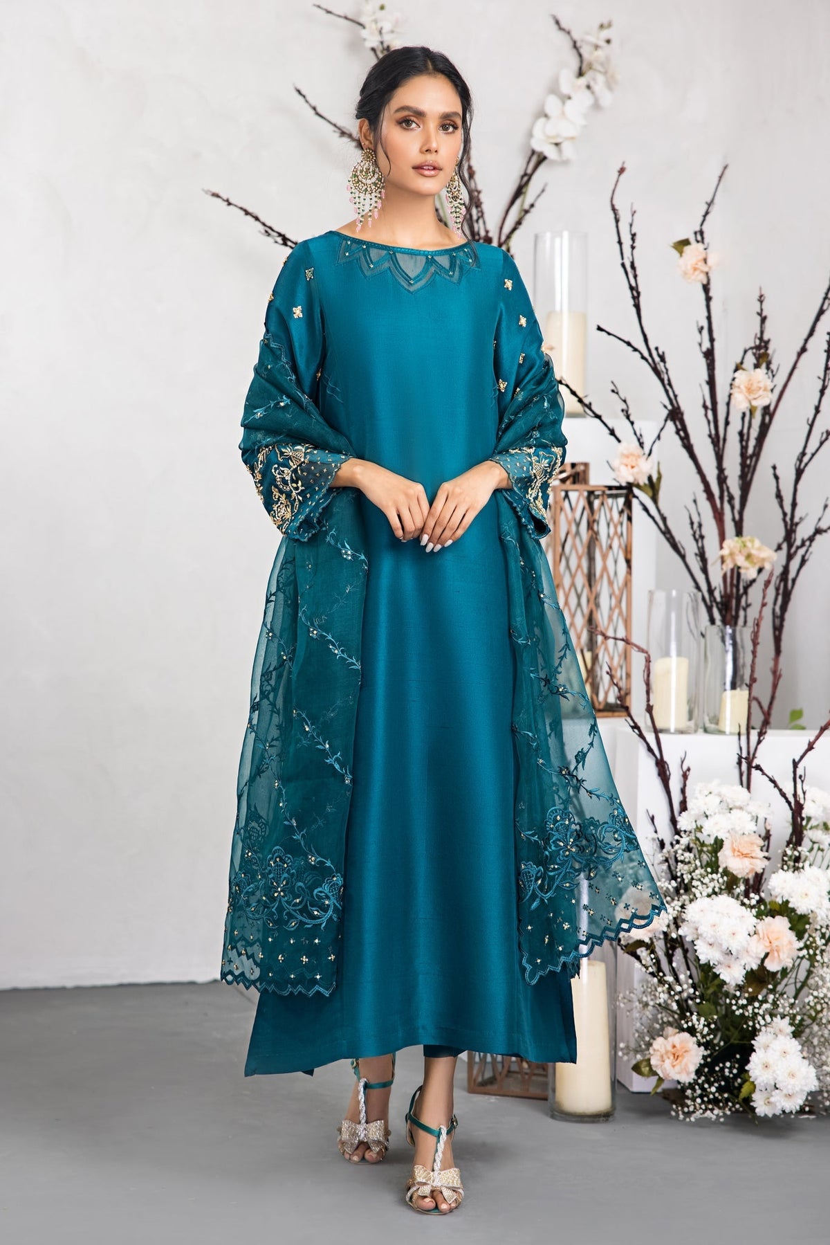 Anam Akhlaq | Festive Collection | D-25 by Anam Akhlaq - Designer Dress - Type: Ladies Clothes - Available at Libayah - 100% Original