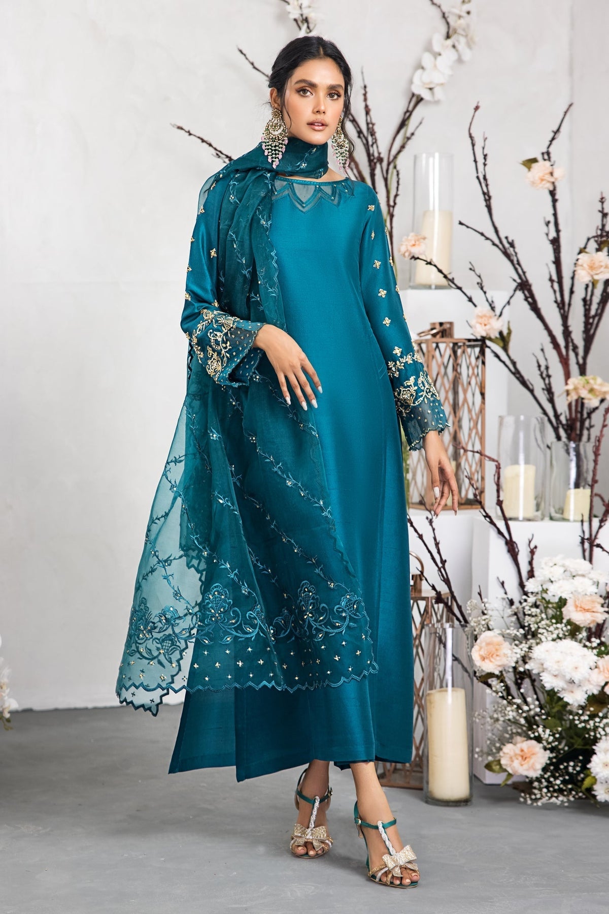 Anam Akhlaq | Festive Collection | D-25 by Anam Akhlaq - Designer Dress - Type: Ladies Clothes - Available at Libayah - 100% Original