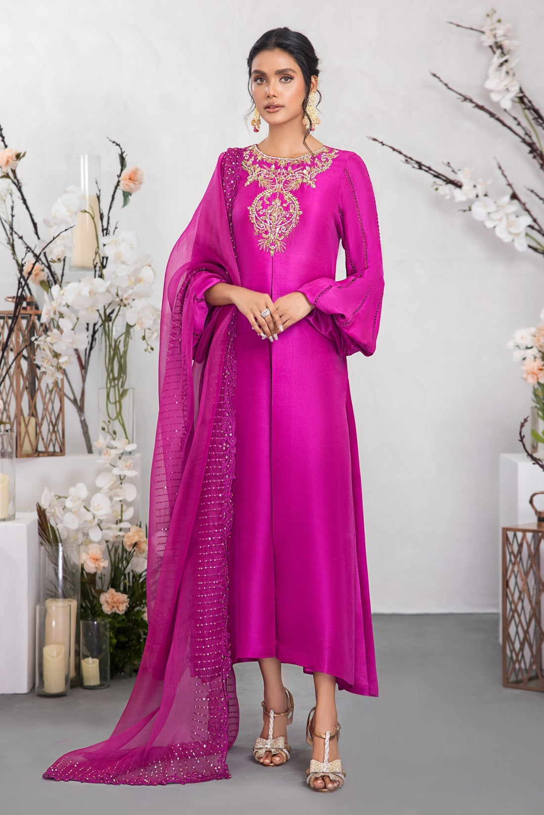 Anam Akhlaq | Festive Collection | D-27 by Anam Akhlaq - Designer Dress - Type: Ladies Clothes - Available at Libayah - 100% Original