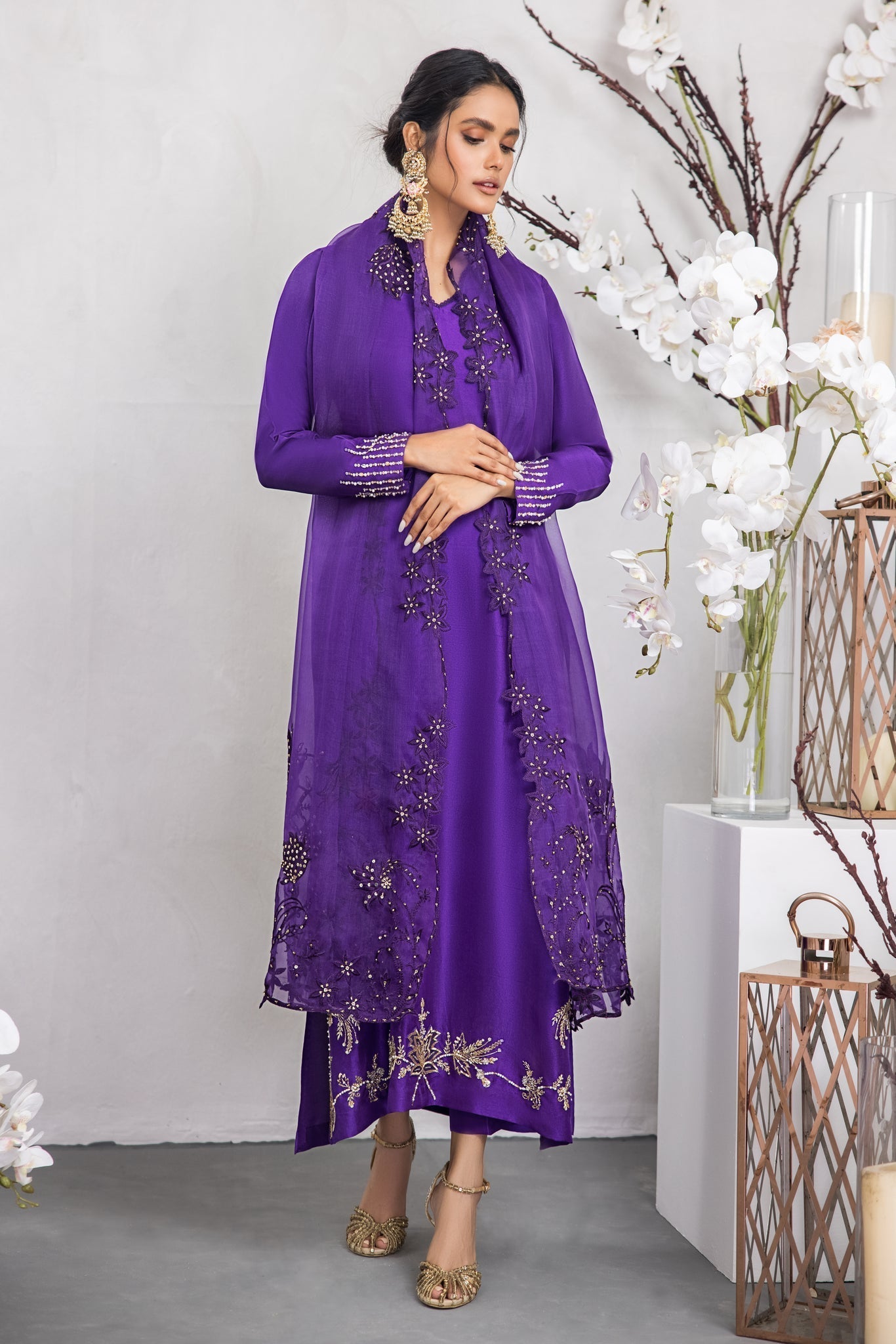 Anam Akhlaq | Festive Collection | D-28 by Anam Akhlaq - Designer Dress - Type: Ladies Clothes - Available at Libayah - 100% Original
