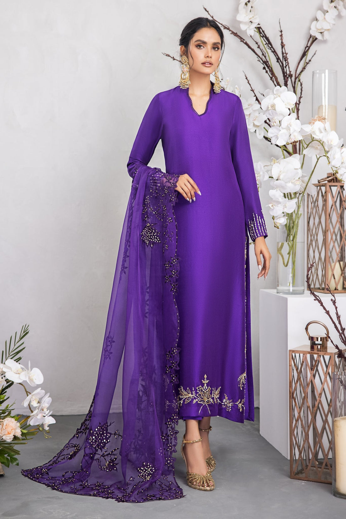 Anam Akhlaq | Festive Collection | D-28 by Anam Akhlaq - Designer Dress - Type: Ladies Clothes - Available at Libayah - 100% Original