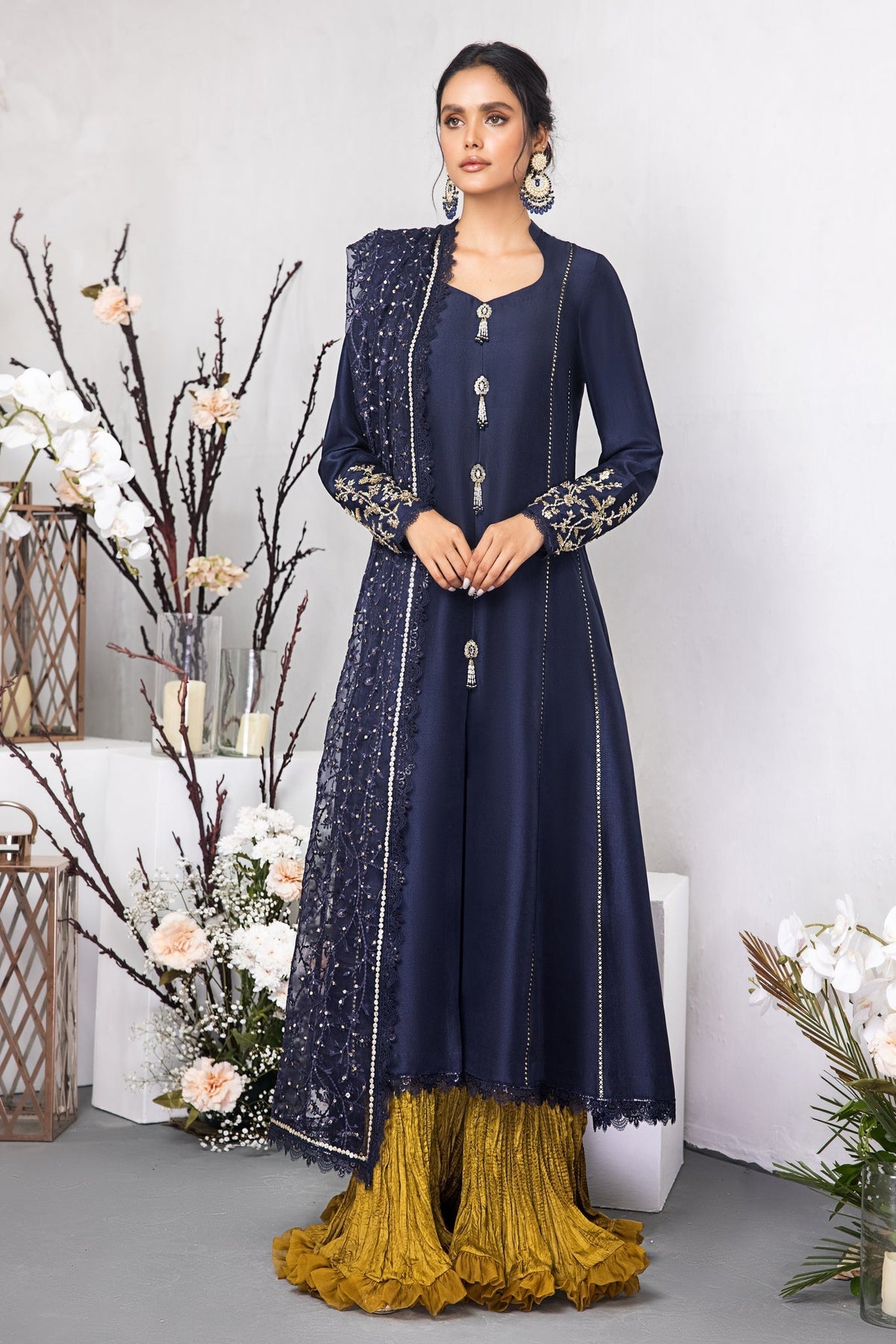 Anam Akhlaq | Festive Collection | D-29 by Anam Akhlaq - Designer Dress - Type: Ladies Clothes - Available at Libayah - 100% Original