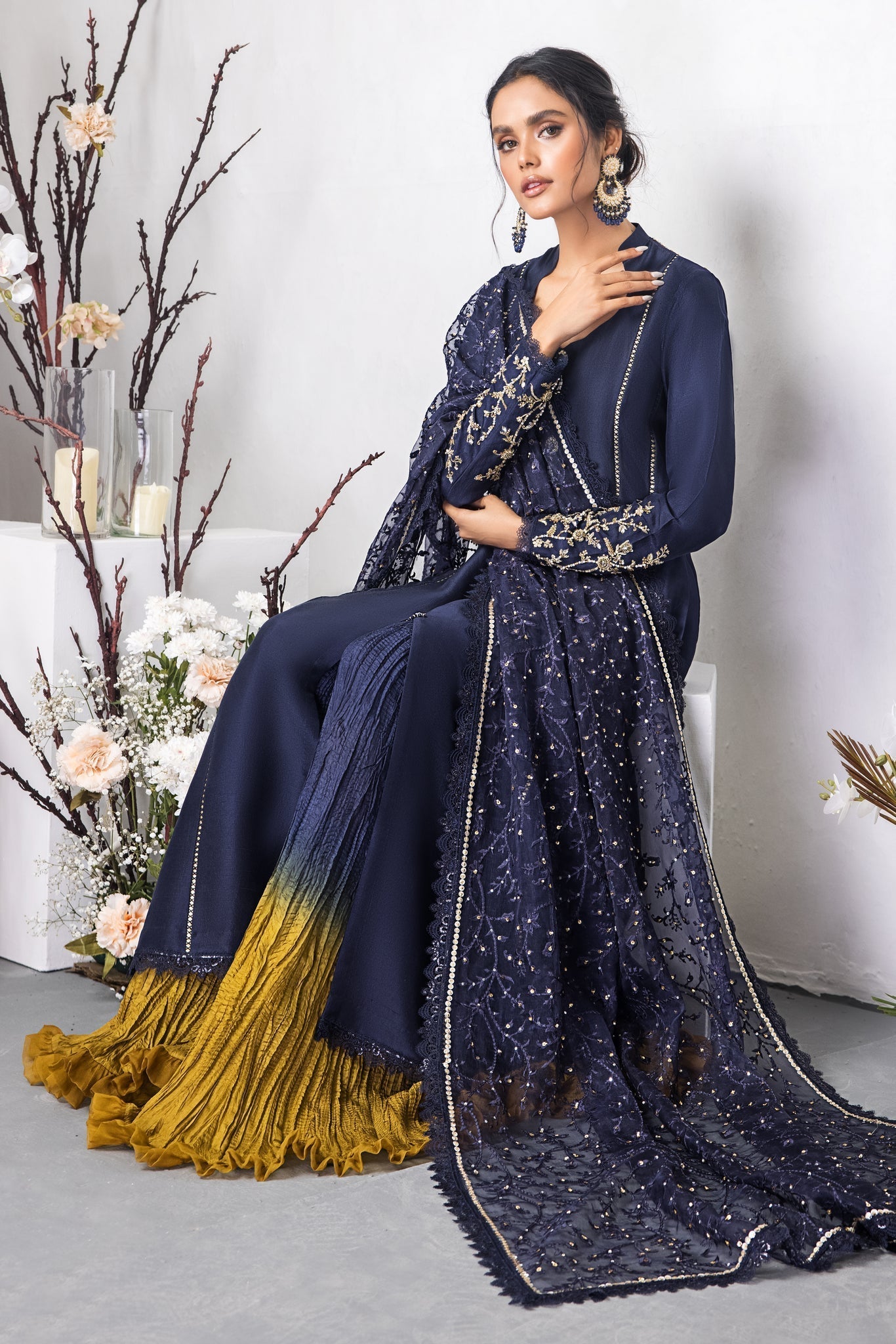 Anam Akhlaq | Festive Collection | D-29 by Anam Akhlaq - Designer Dress - Type: Ladies Clothes - Available at Libayah - 100% Original