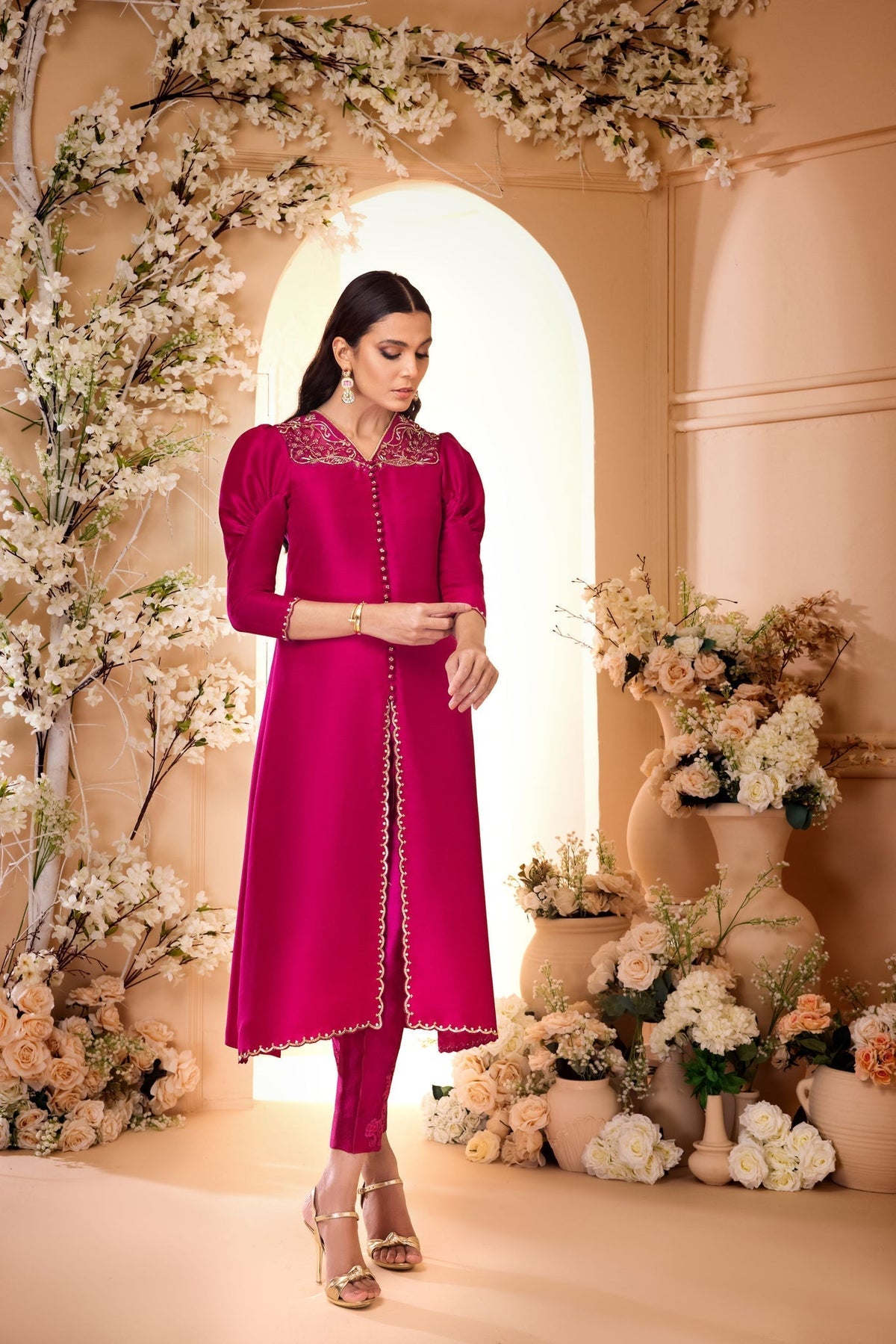 Anam Akhlaq | Festive Collection | D-31 by Anam Akhlaq - Designer Dress - Type: Ladies Clothes - Available at Libayah - 100% Original