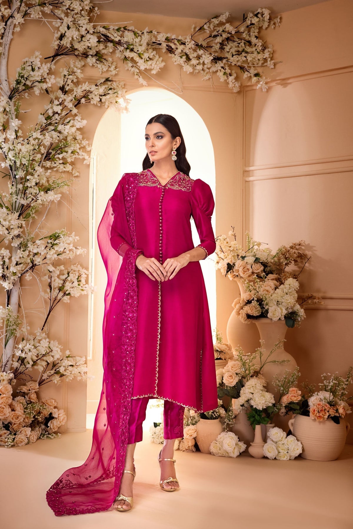 Anam Akhlaq | Festive Collection | D-31 by Anam Akhlaq - Designer Dress - Type: Ladies Clothes - Available at Libayah - 100% Original