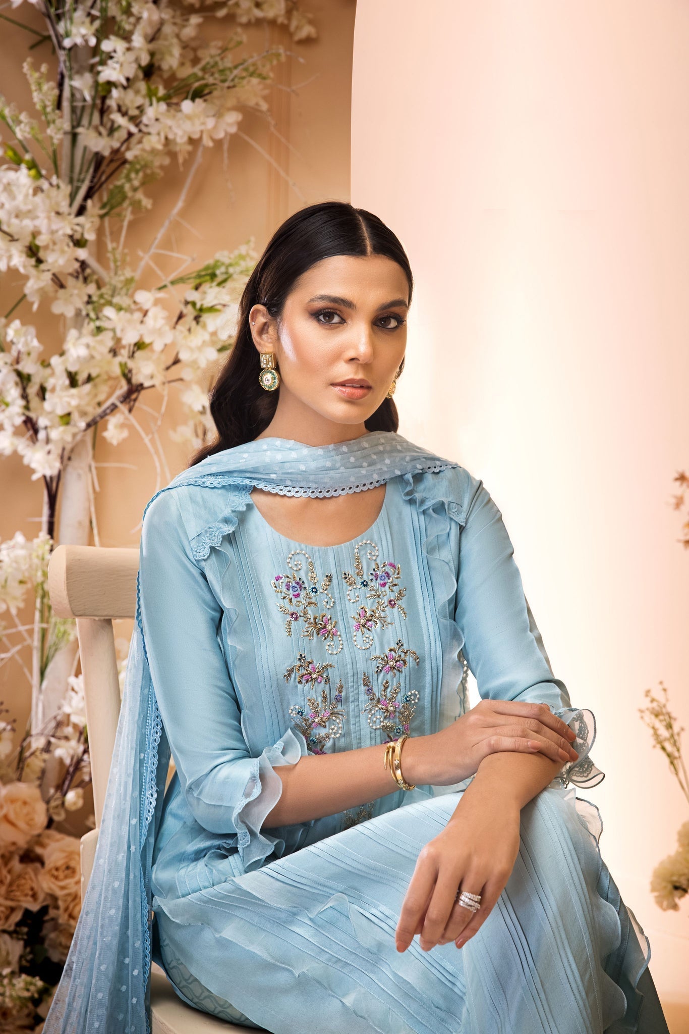 Anam Akhlaq | Festive Collection | D-32 by Anam Akhlaq - Designer Dress - Type: Ladies Clothes - Available at Libayah - 100% Original