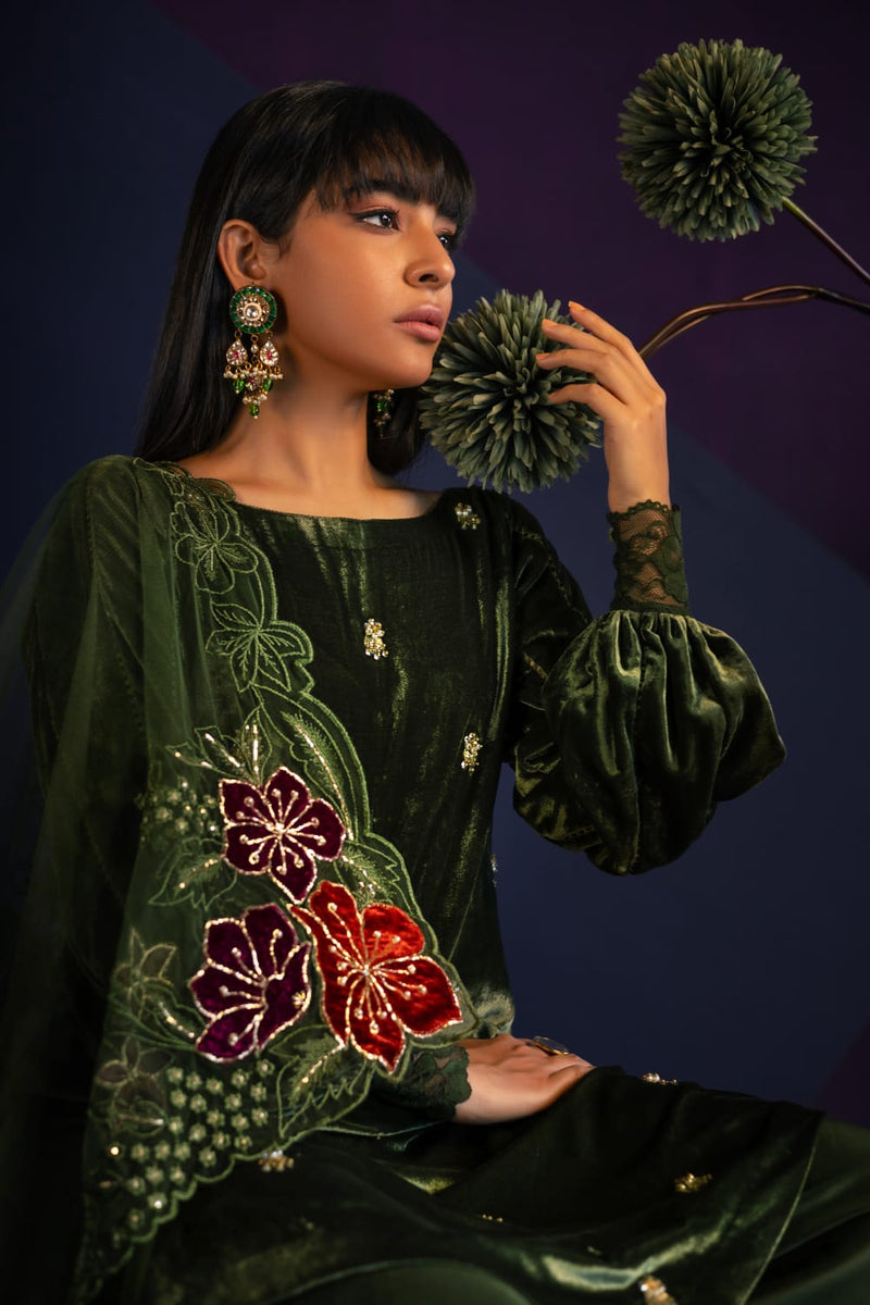 Anam Akhlaq | Festive Collection | D-40 by Anam Akhlaq - Designer Dress - Type: Ladies Clothes - Available at Libayah - 100% Original