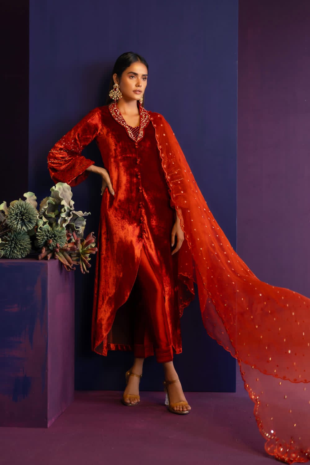 Anam Akhlaq | Festive Collection | D-41 by Anam Akhlaq - Designer Dress - Type: Ladies Clothes - Available at Libayah - 100% Original