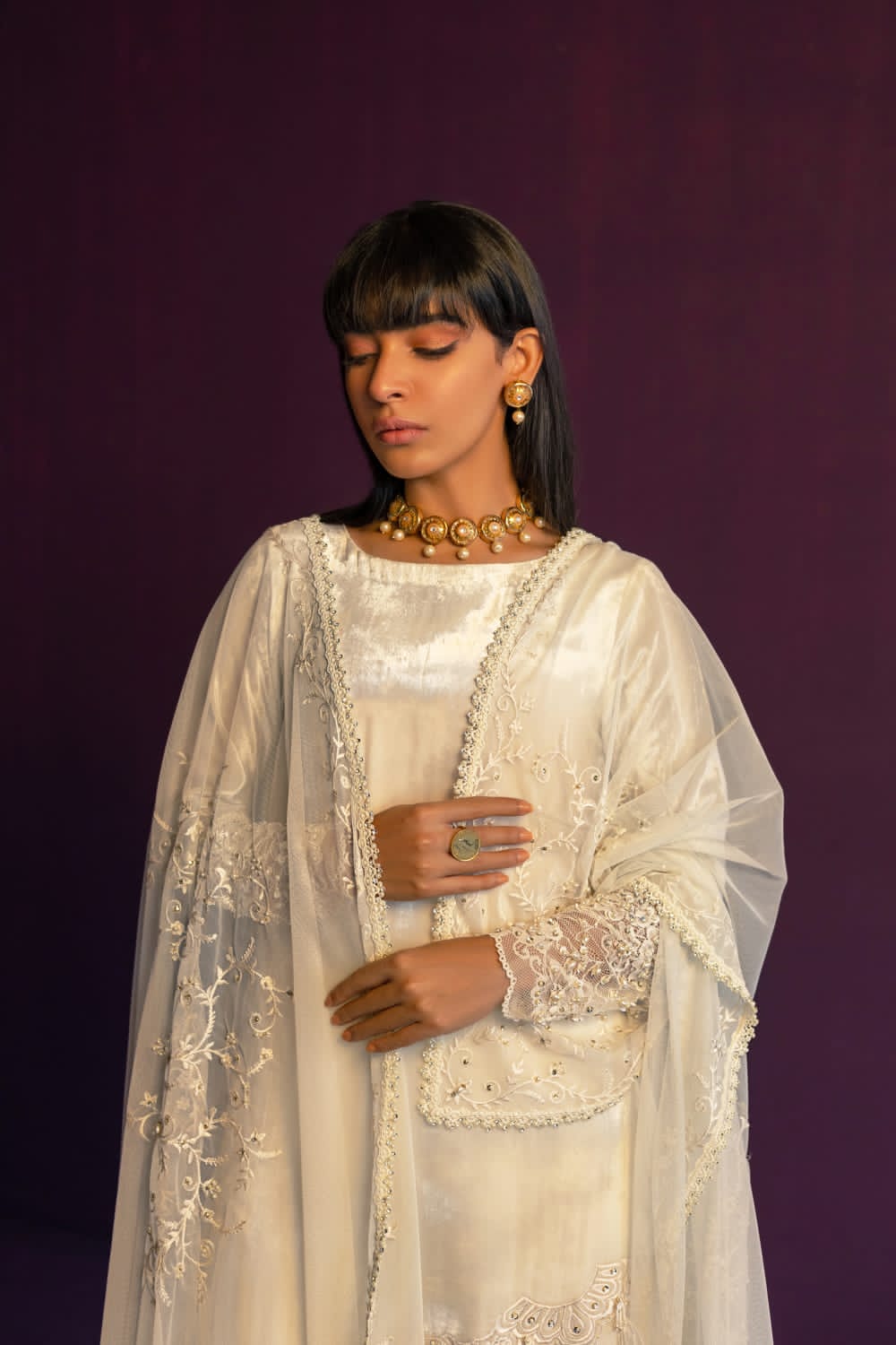 Anam Akhlaq | Festive Collection | D-42 by Anam Akhlaq - Designer Dress - Type: Ladies Clothes - Available at Libayah - 100% Original