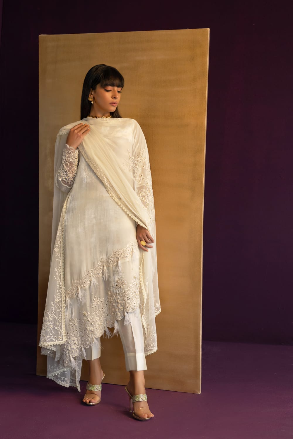 Anam Akhlaq | Festive Collection | D-42 by Anam Akhlaq - Designer Dress - Type: Ladies Clothes - Available at Libayah - 100% Original