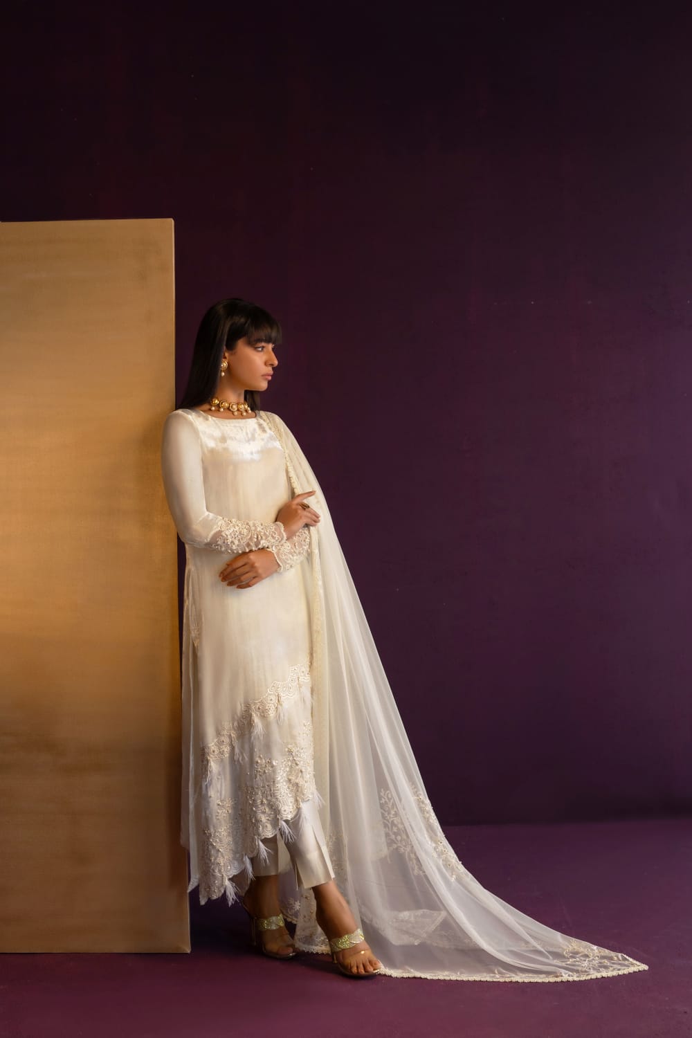 Anam Akhlaq | Festive Collection | D-42 by Anam Akhlaq - Designer Dress - Type: Ladies Clothes - Available at Libayah - 100% Original