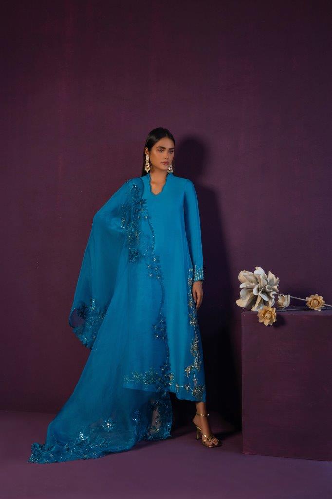 Anam Akhlaq | Festive Collection | D-45 by Anam Akhlaq - Designer Dress - Type: Ladies Clothes - Available at Libayah - 100% Original