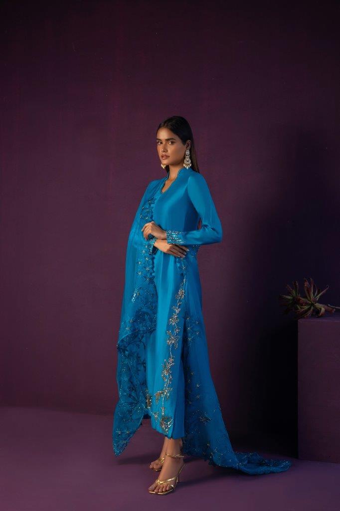 Anam Akhlaq | Festive Collection | D-45 by Anam Akhlaq - Designer Dress - Type: Ladies Clothes - Available at Libayah - 100% Original