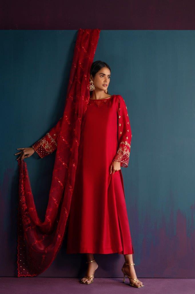 Anam Akhlaq | Festive Collection | D-46 by Anam Akhlaq - Designer Dress - Type: Ladies Clothes - Available at Libayah - 100% Original