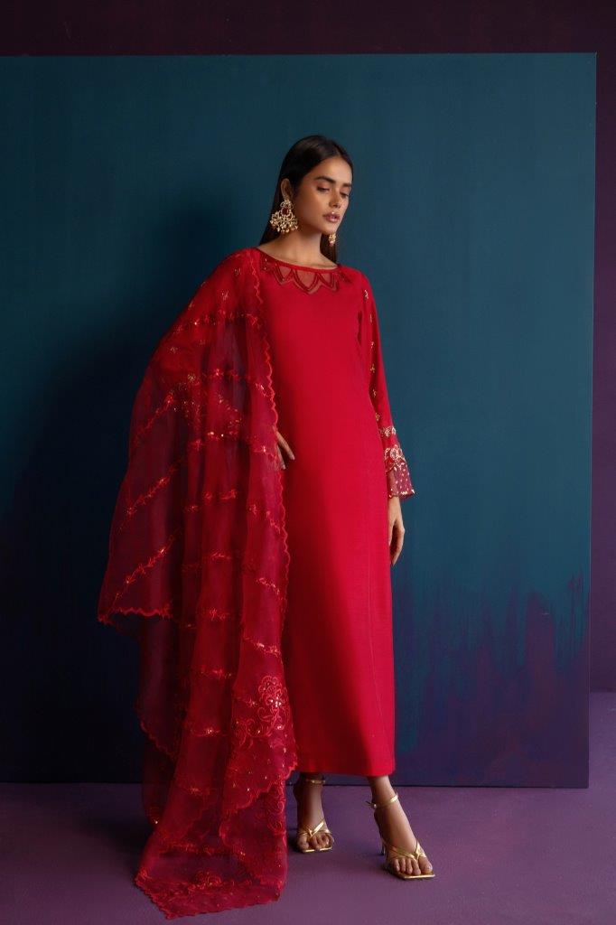 Anam Akhlaq | Festive Collection | D-46 by Anam Akhlaq - Designer Dress - Type: Ladies Clothes - Available at Libayah - 100% Original