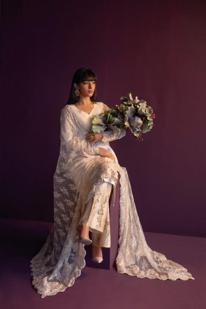 Anam Akhlaq | Festive Collection | D-47 by Anam Akhlaq - Designer Dress - Type: Ladies Clothes - Available at Libayah - 100% Original