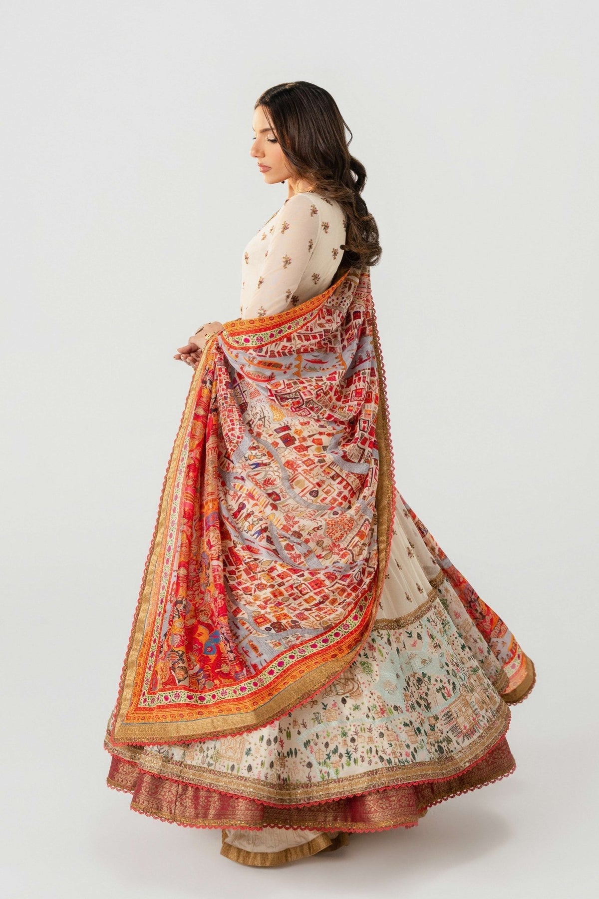 Fahad Hussayn | Jalsa Ghar | Angora by Fahad Hussayn - Designer Dress - Type: Ladies Clothes - Available at Libayah - 100% Original