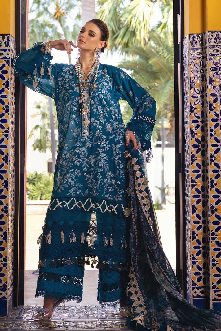 Annus Abrar | Neroli Luxury Lawn | Riba by Annus Abrar - Designer Dress - Type: Ladies Clothes - Available at Libayah - 100% Original