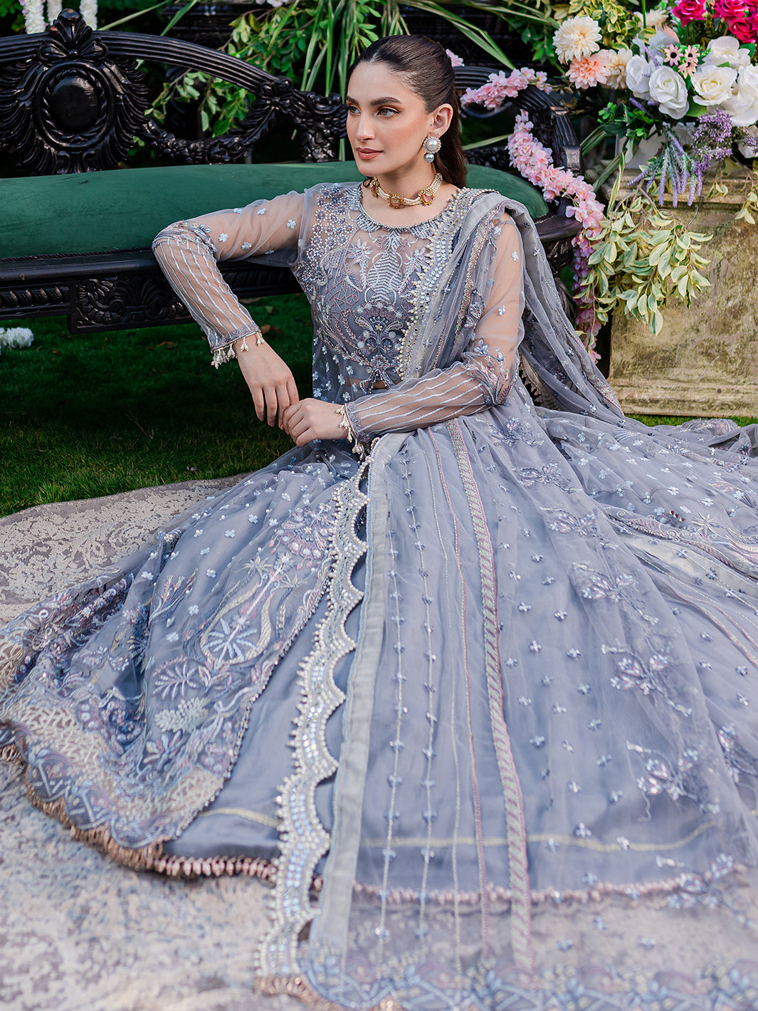 Izel | Heeriye Festive Collection | Jashn e Bahara by Izel - Designer Dress - Type: Ladies Clothes - Available at Libayah - 100% Original