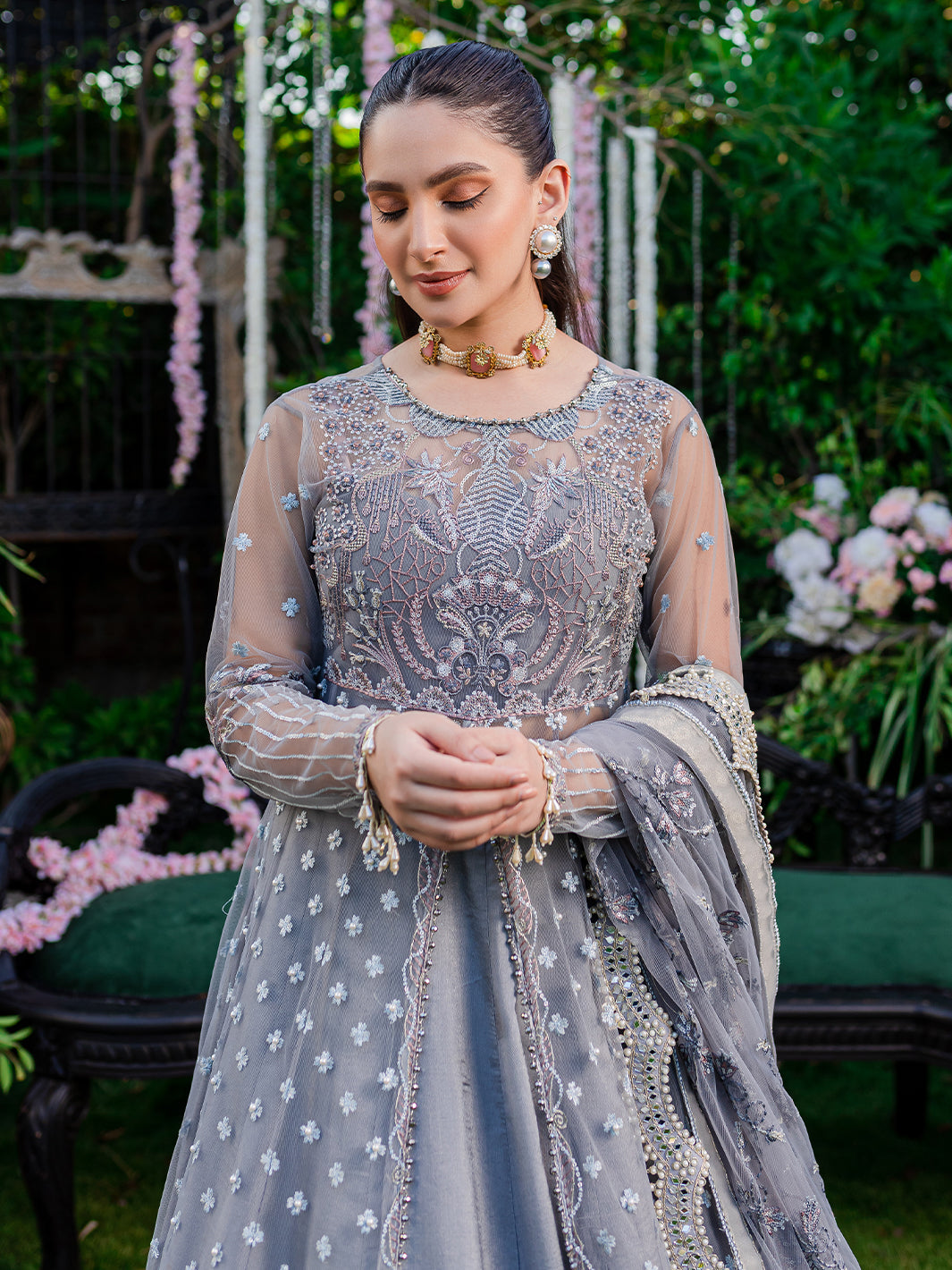 Izel | Heeriye Festive Collection | Jashn e Bahara by Izel - Designer Dress - Type: Ladies Clothes - Available at Libayah - 100% Original