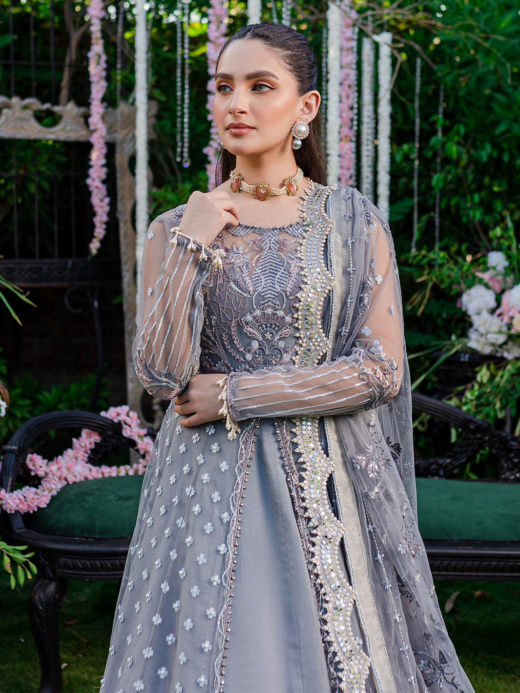 Izel | Heeriye Festive Collection | Jashn e Bahara by Izel - Designer Dress - Type: Ladies Clothes - Available at Libayah - 100% Original