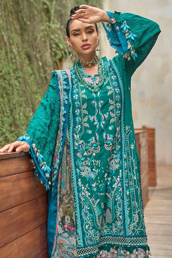 Ansab Jahangir | Zoha Lawn 24 | FRANGIPANI by Ansab Jahangir - Designer Dress - Type: Ladies Clothes - Available at Libayah - 100% Original
